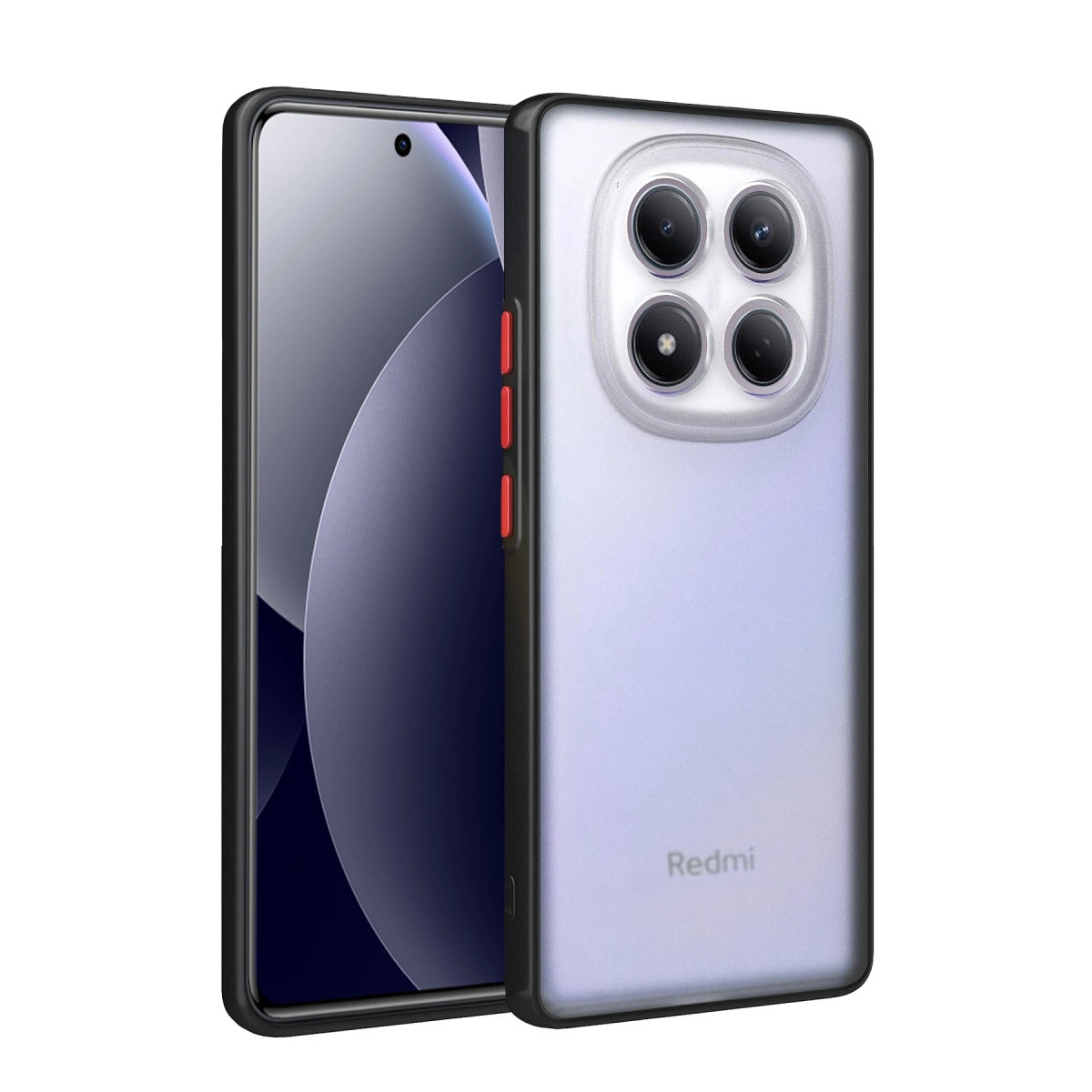 EVIMDEYOKYOK Xiaomi Redmi Note 15 Pro Uyumlu 4G Montreal Silikon Kapak Telefon Kılıfı Siyah