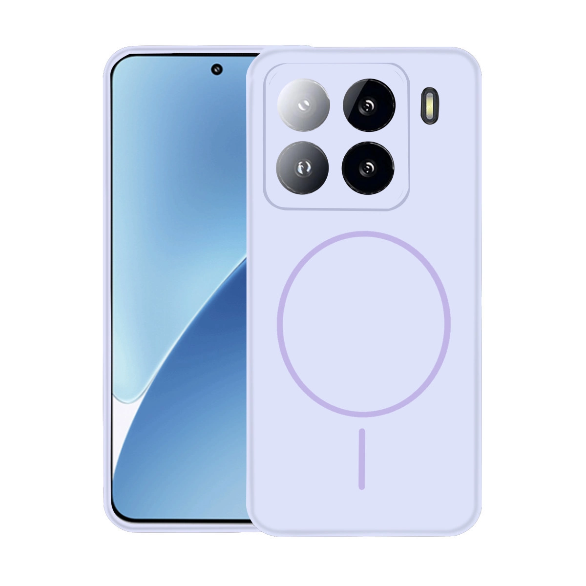 EVIMDEYOKYOK Joko Xiaomi Mi 15 Uyumlu Jully Magsafe Kapak Telefon Kılıfı Mor