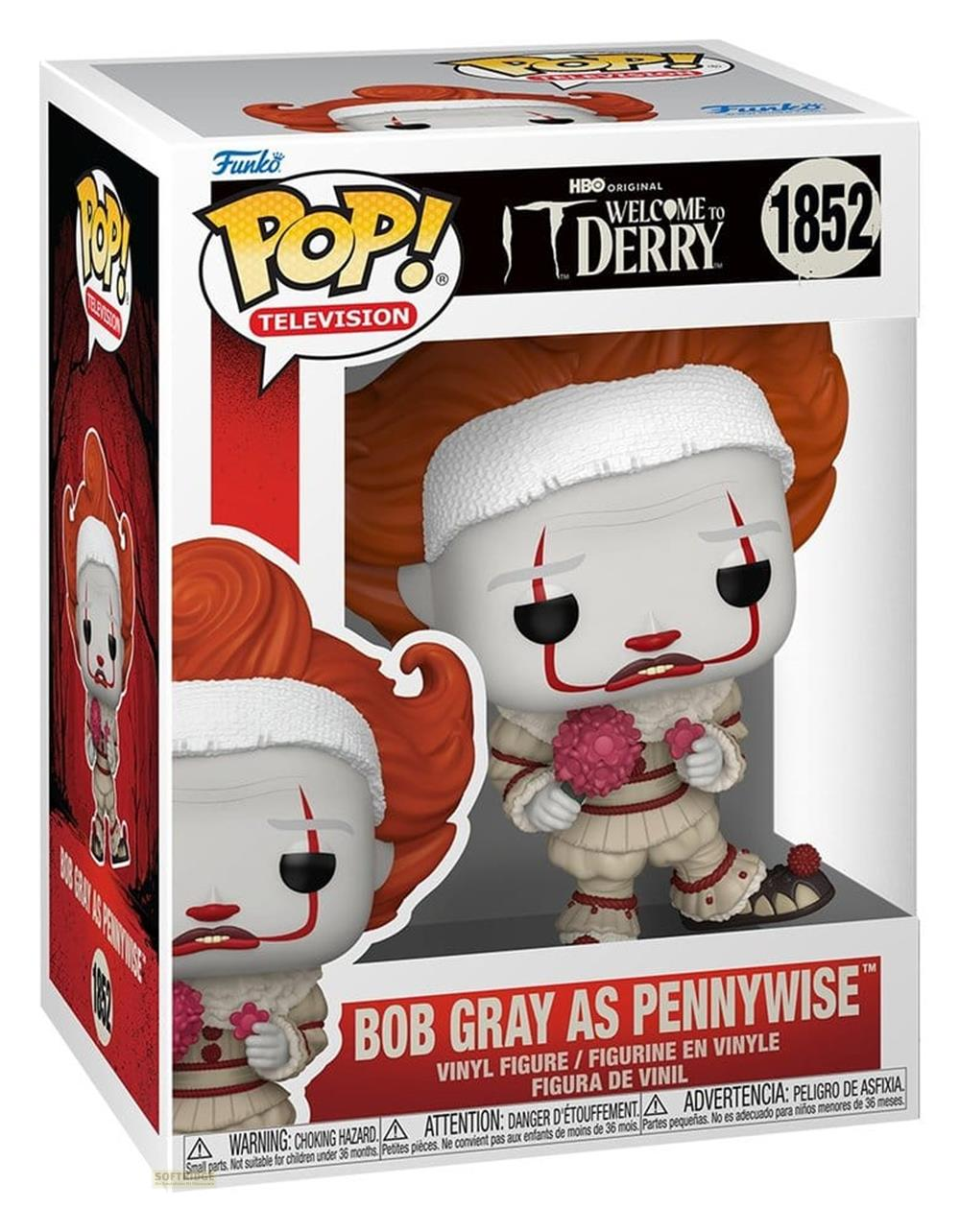 Figura Funko Pop! Bob Gray como Pennywise de Welcome to Derry, número 1852.