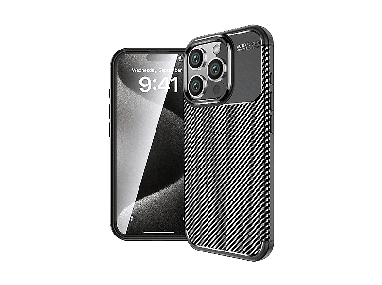 LOPARD iPhone 16 Pro Max Uyumlu Negro Silikon Kapak Telefon Kılıfı Siyah