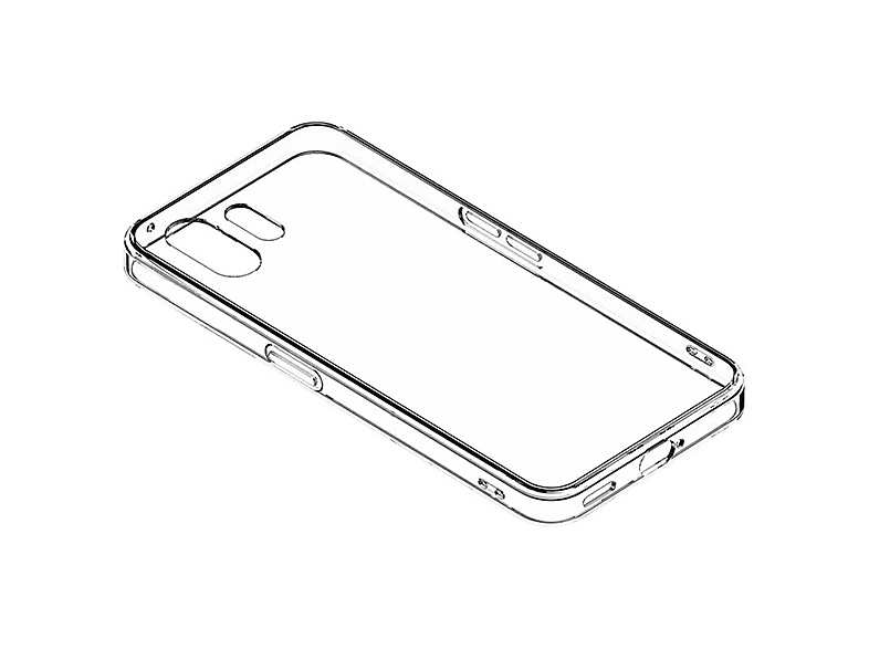 NOTHING Phone 2 Orijinal Silikon Telefon Kılıfı Şeffaf