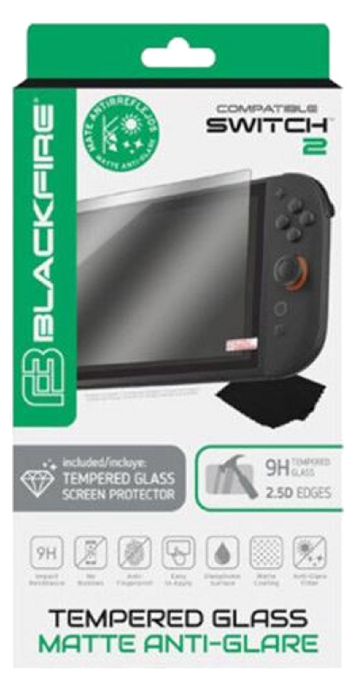 Embalaje para protector de pantalla mate antirreflejos para Nintendo Switch 2.