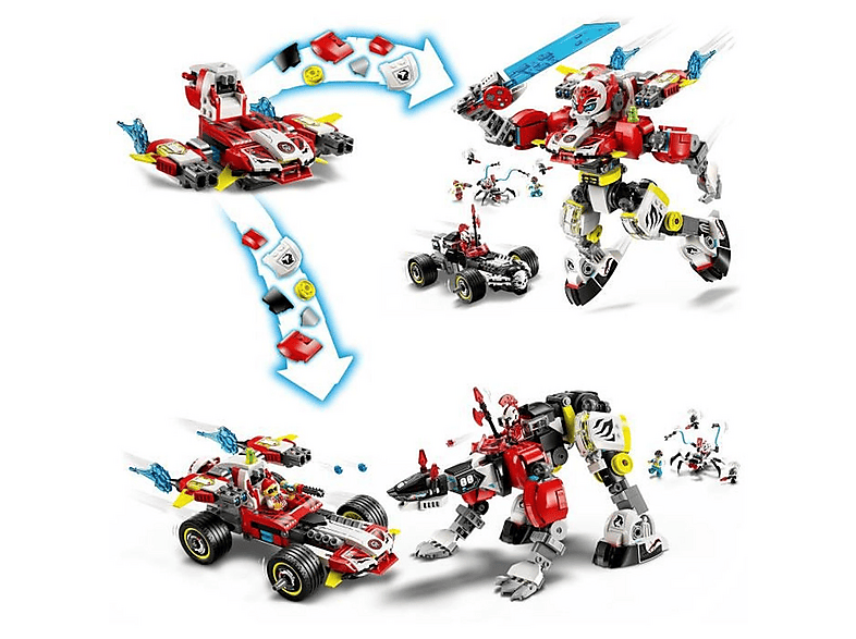 LEGO DREAMZzz Cooper'ın Kaplan Robotu ve Zero'nun Hot Rod Arabası
