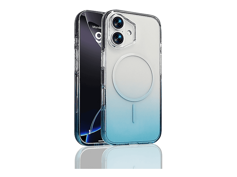 LOPARD iPhone 17 Uyumlu Mgsafe Şarj Özellikli Septik Silikon Kapak Telefon Kılıfı Turkuaz