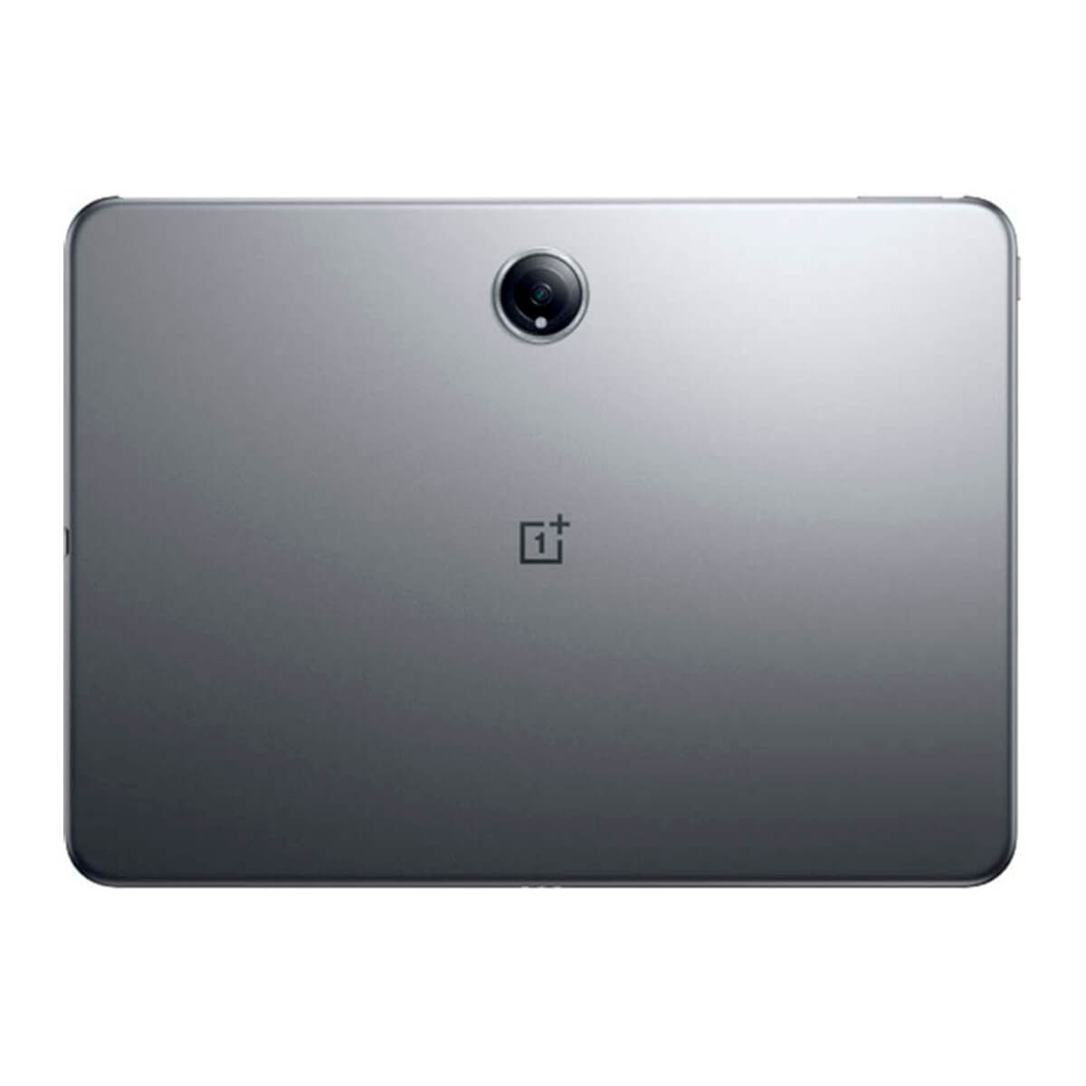 Retro di un tablet grigio con fotocamera e logo OnePlus.
