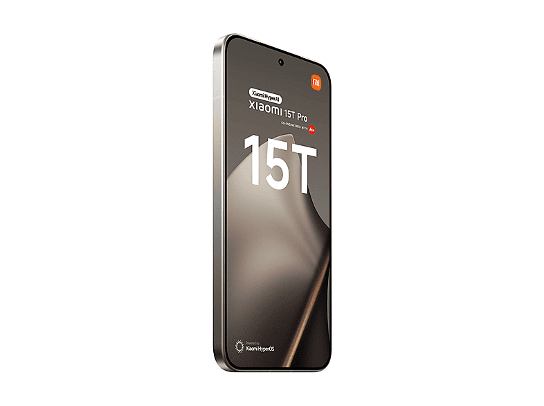 XIAOMI 15T PRO 6,83P/5G/8N/12+256GB/G , Gris, Móvil HyperOS, 256