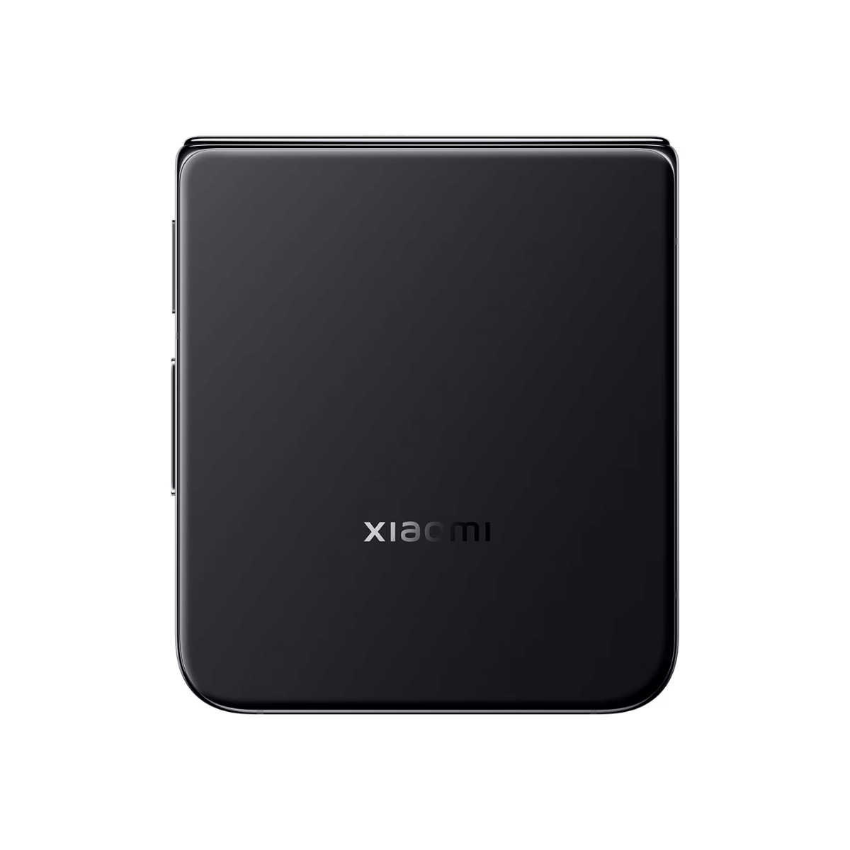 Czarny smartfon z logo Xiaomi na odwrocie.