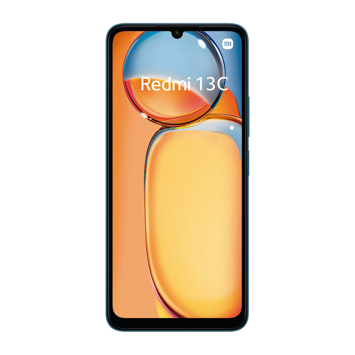 Ein Smartphone mit dem Text Redmi 13C auf dem Bildschirm.
