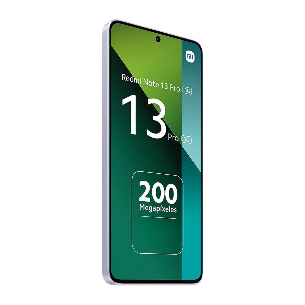 Elegancki smartfon z zielonym tłem i liczbą 13.