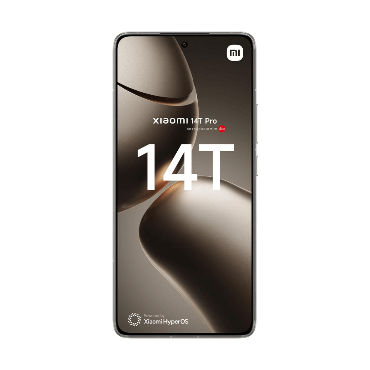 Smartfon Xiaomi 14T Pro we współpracy z Leica, duży napis 14T.