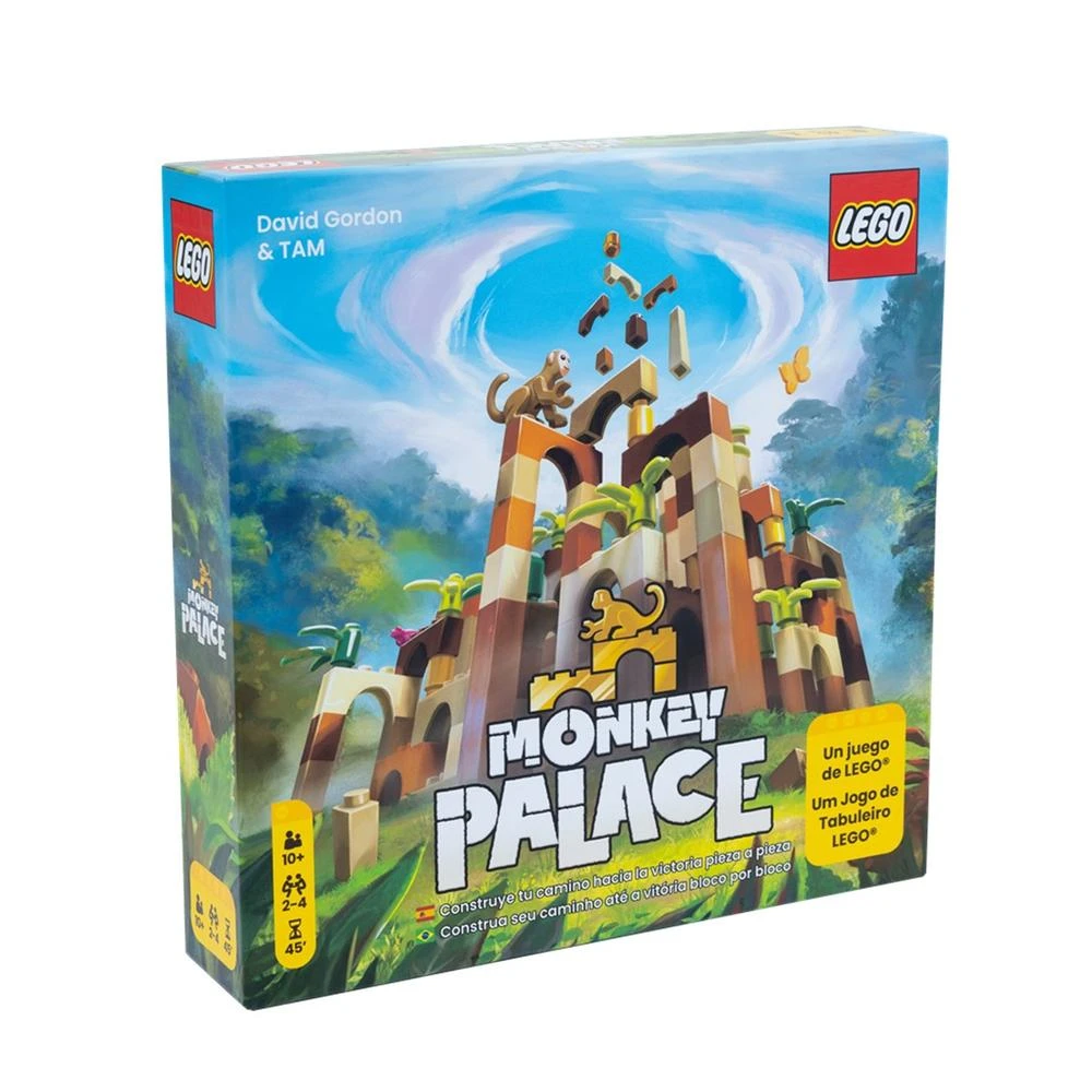 Copertina Lego Palazzo delle Scimmie con scimmie e tempio.