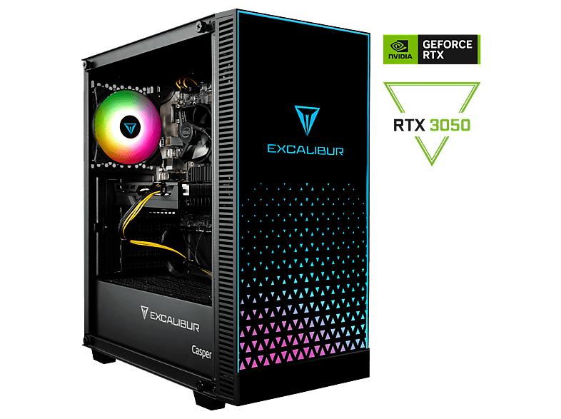 CASPER Excalibur E65H.265K-BV50X-0FC Series 2 RTX 3050 Intel Core Ultra 7-265KF 16 GB RAM 500 GB SSD FreeDOS Gaming Masaüstü Bilgisayar