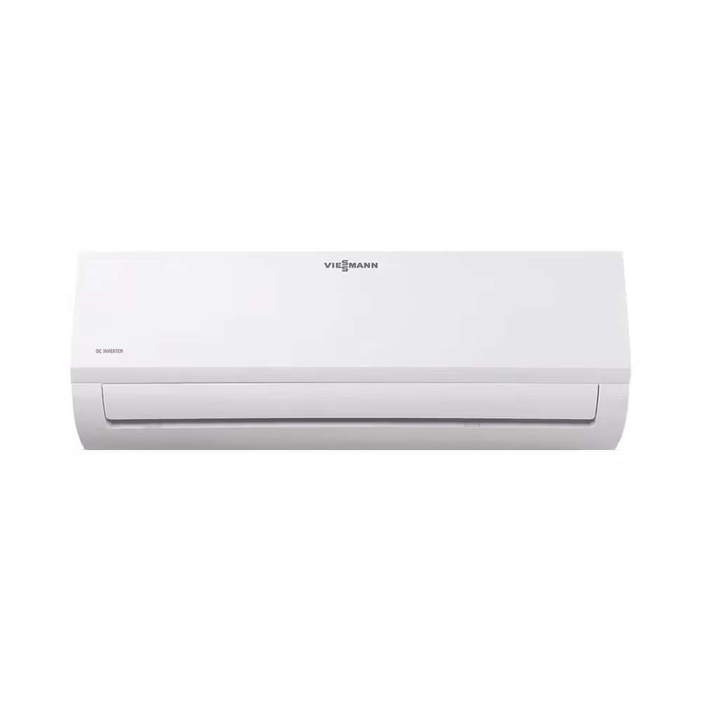 Beyaz Viessmann klima, DC Inverter teknolojili, beyaz arka plan üzerinde.