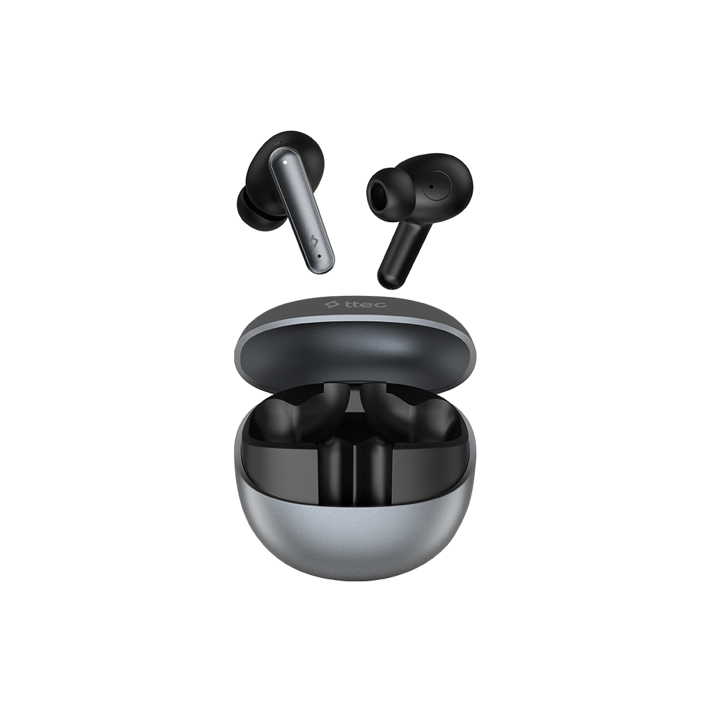 TTEC AirBeat Pro ANC Gerçek TWS Bluetooth Kablosuz Kulak İçi Kulaklık Uzay Grisi