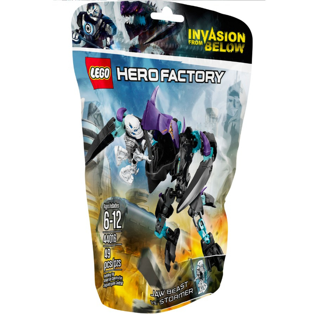 Confezione giocattolo Lego Hero Factory Jaw Beast vs Stormer.