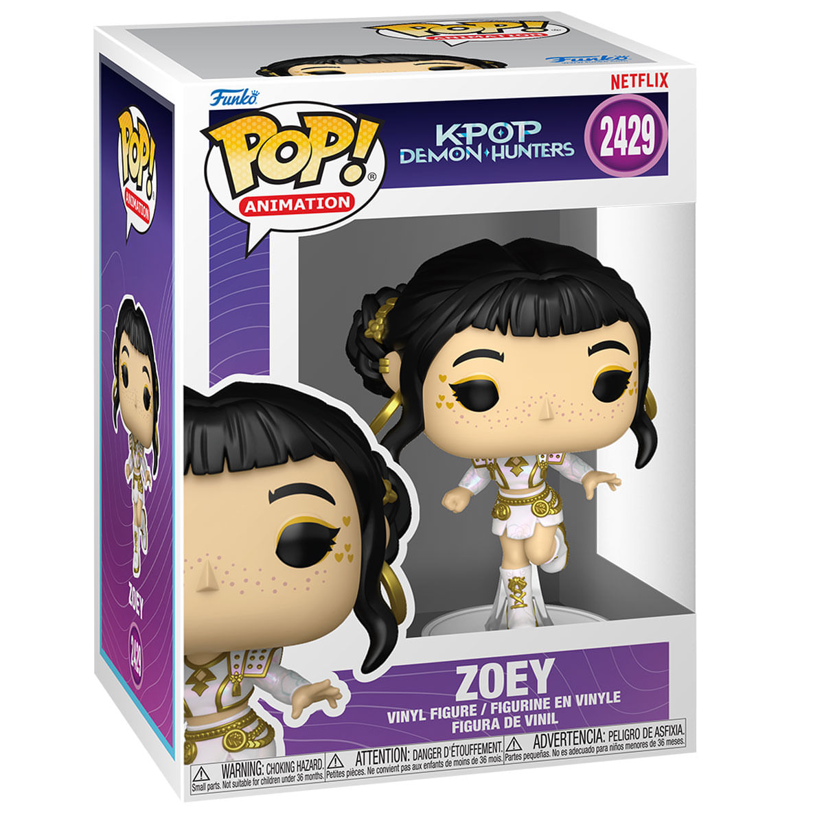 Figura Funko Pop! de Zoey de Cazadores de Demonios K-Pop de Netflix.
