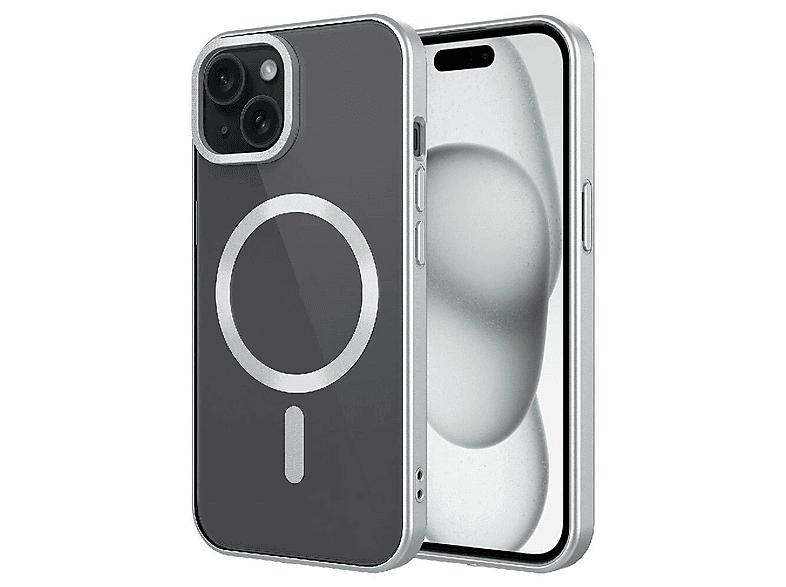 LOPARD iPhone 15 Uyumlu Mat Tasarımlı Kablosuz Şarj Uyumlu Mat Setro Kapak Telefon Kılıfı Titanyum