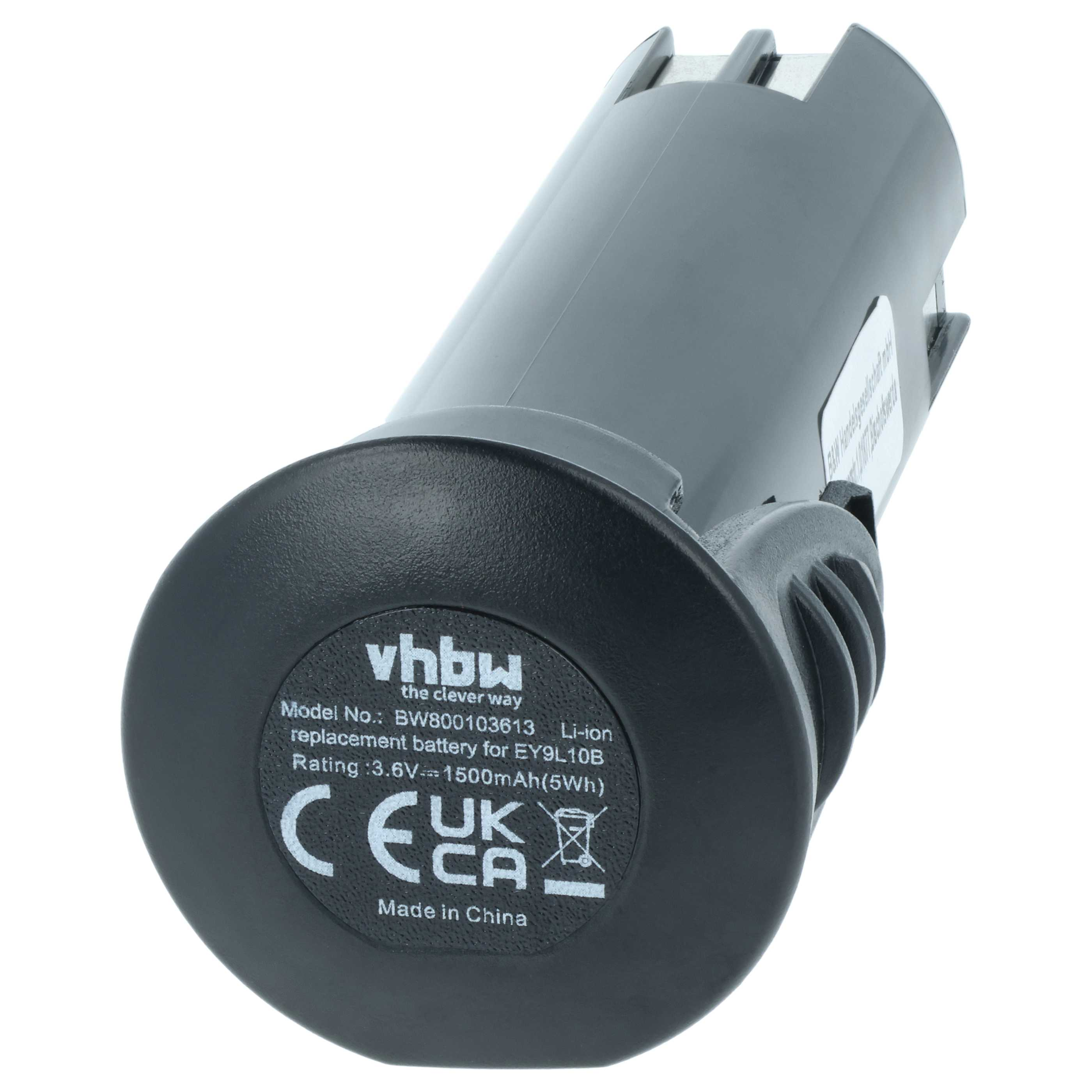 Ein schwarzer Li-Ionen-Akku von vhbw, Modell BW800103613, für EY9L10B.