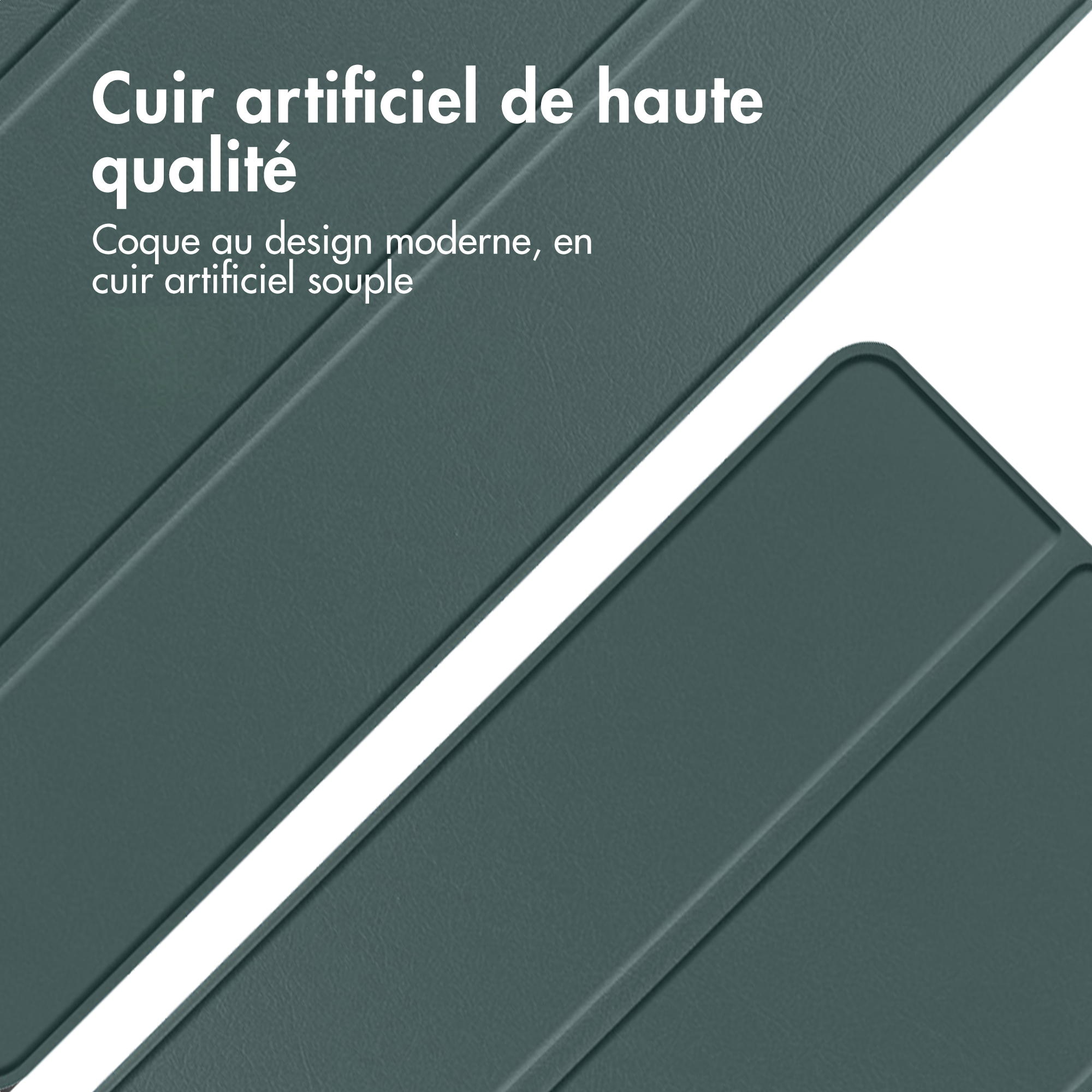Hoogwaardig kunstleer. Modern design, zacht kunstleer.