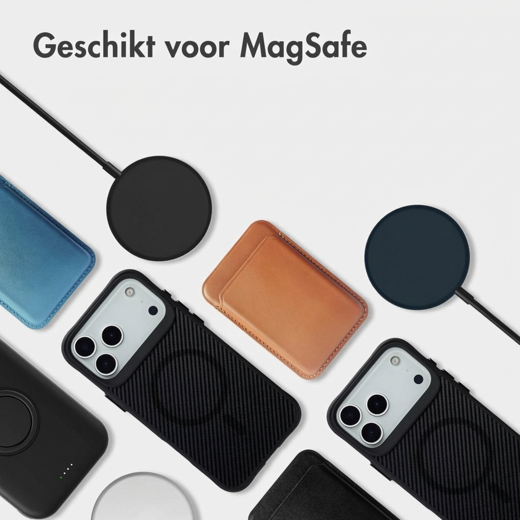 Étuis, portefeuilles et chargeurs compatibles MagSafe.