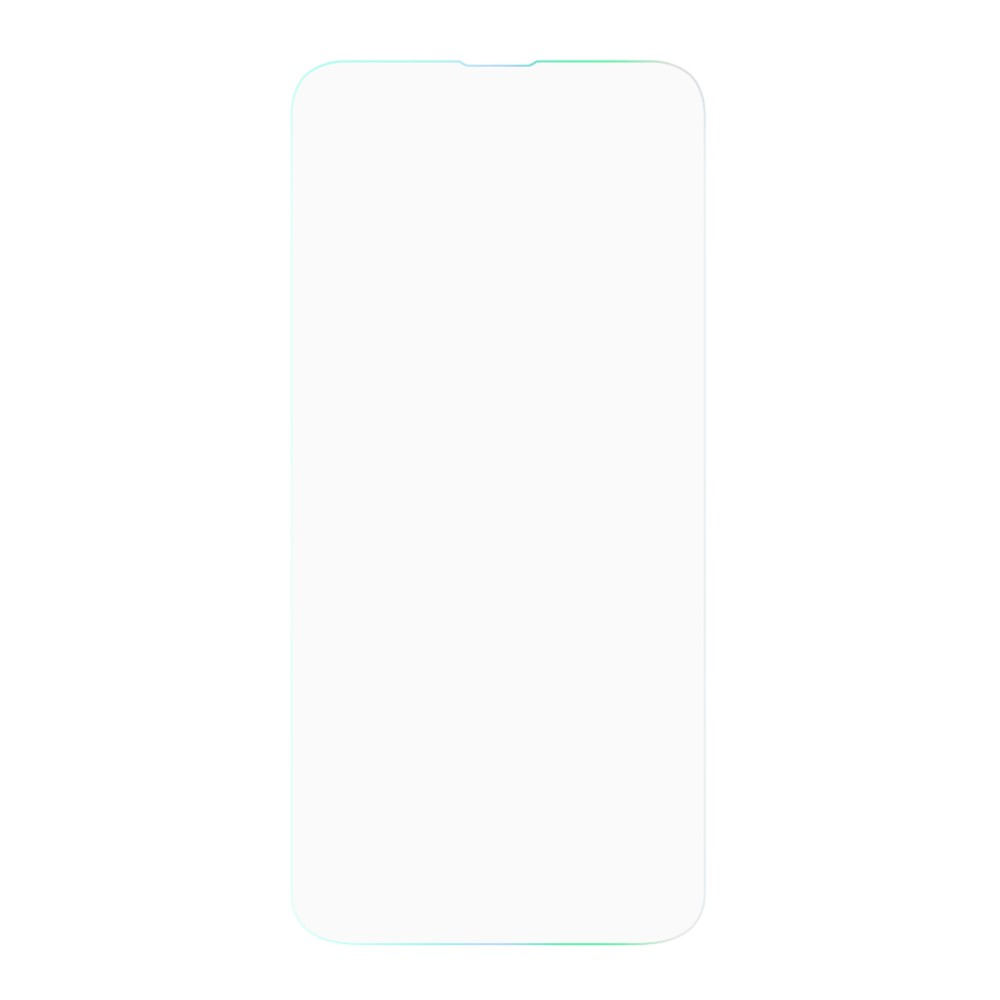 Displayschutzfolie für ein Smartphone mit abgerundeten Kanten.