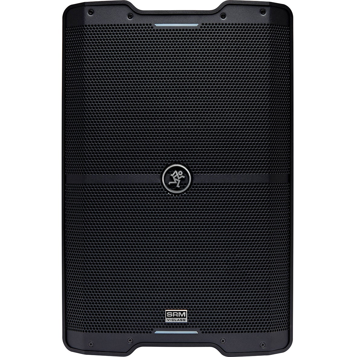 Black speaker with silver logo and SRM V-CLASS text. Front grille is textured.