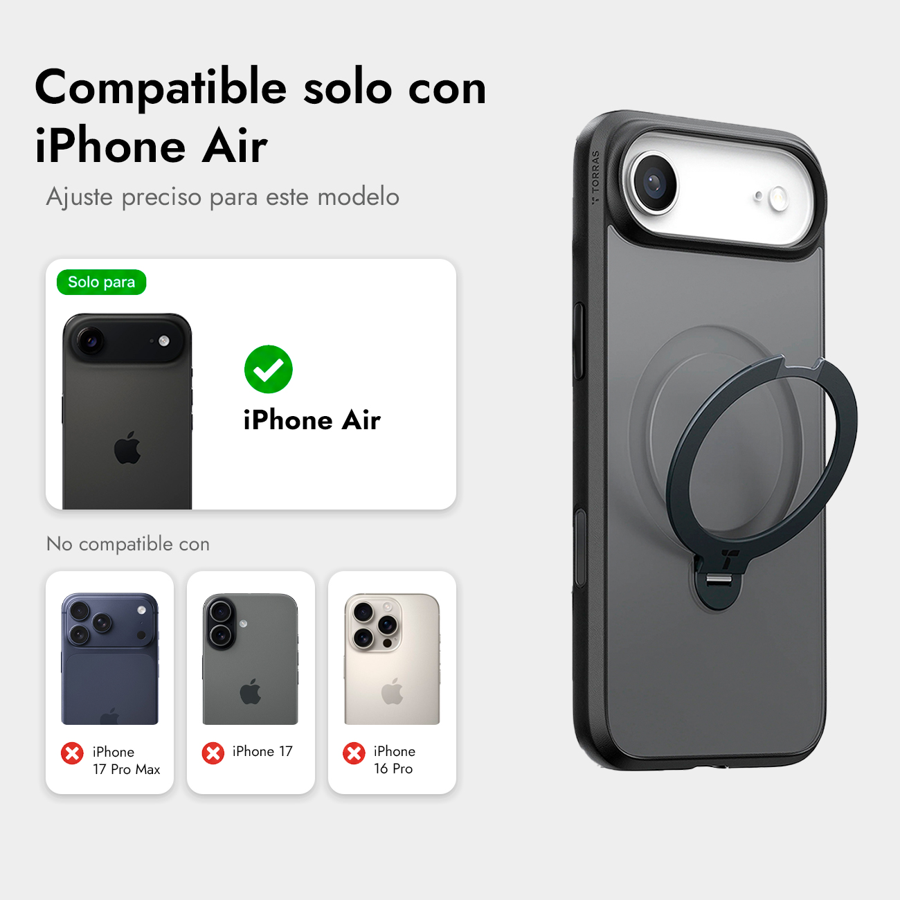 Hülle kompatibel mit iPhone Air. Zeigt nicht kompatible Modelle.