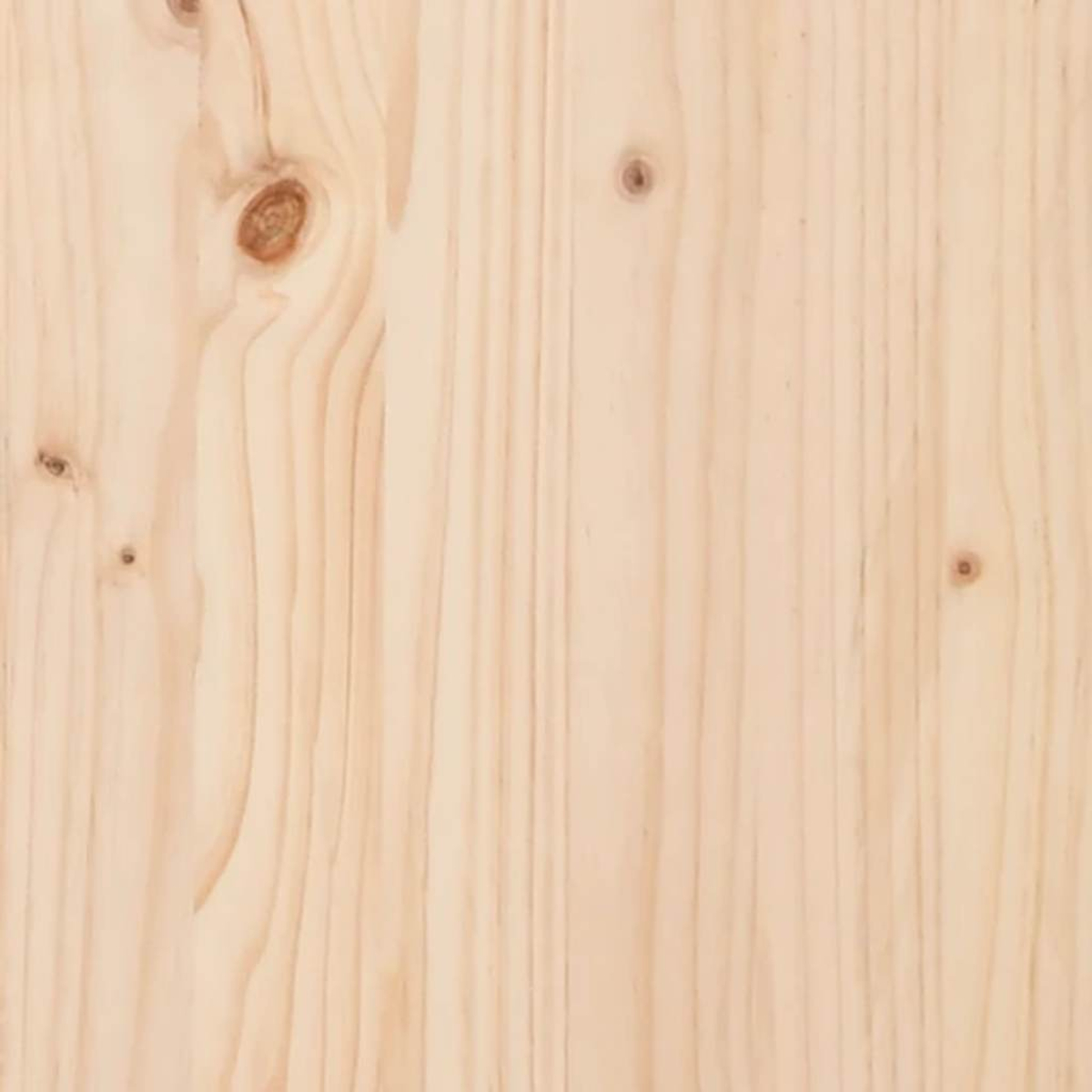 Helles Holz mit Maserung und Astlöchern.