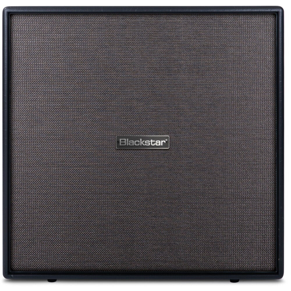 Blackstar logo on a dark grey speaker cabinet.