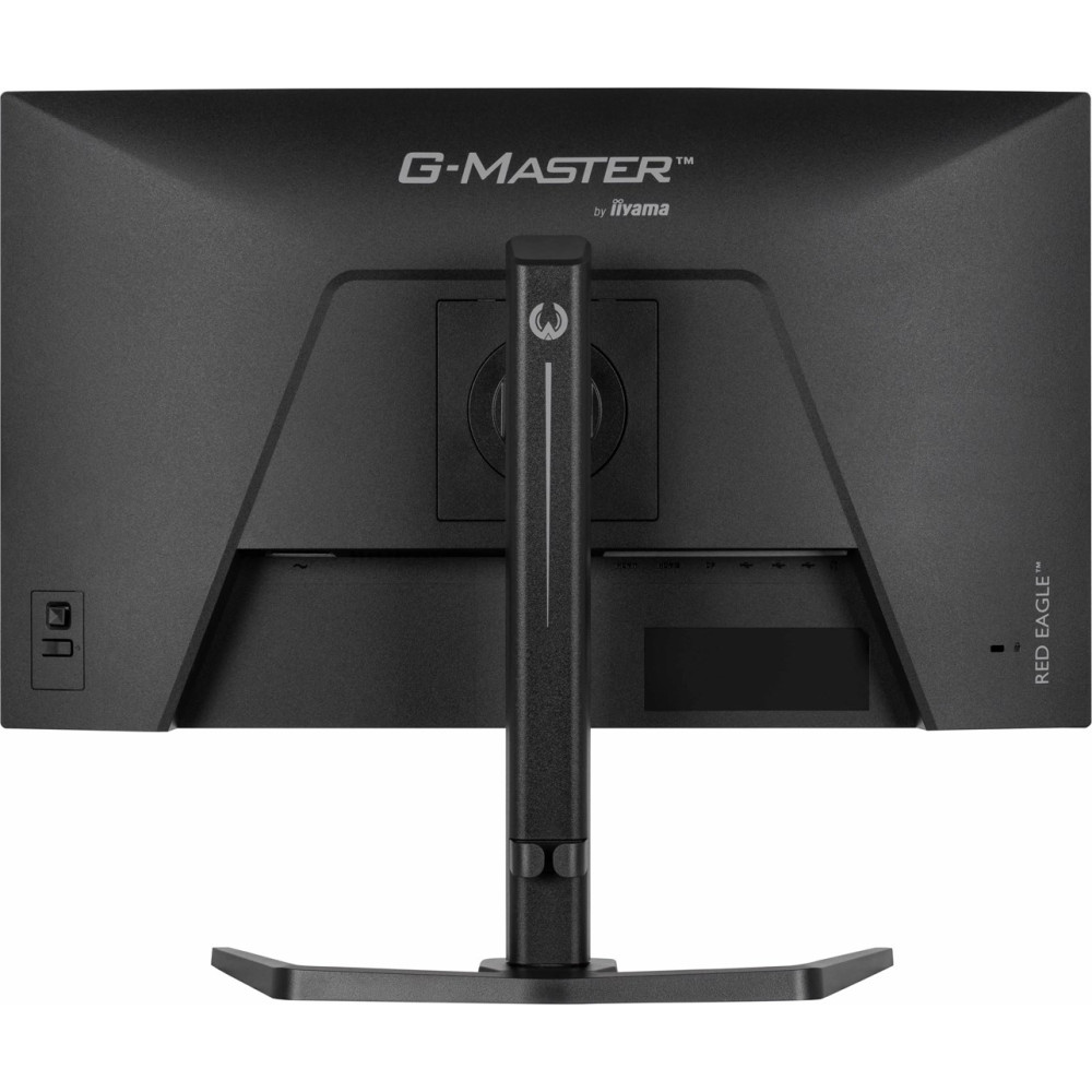 Vue arrière d'un moniteur G-Master by iiyama noir avec support.