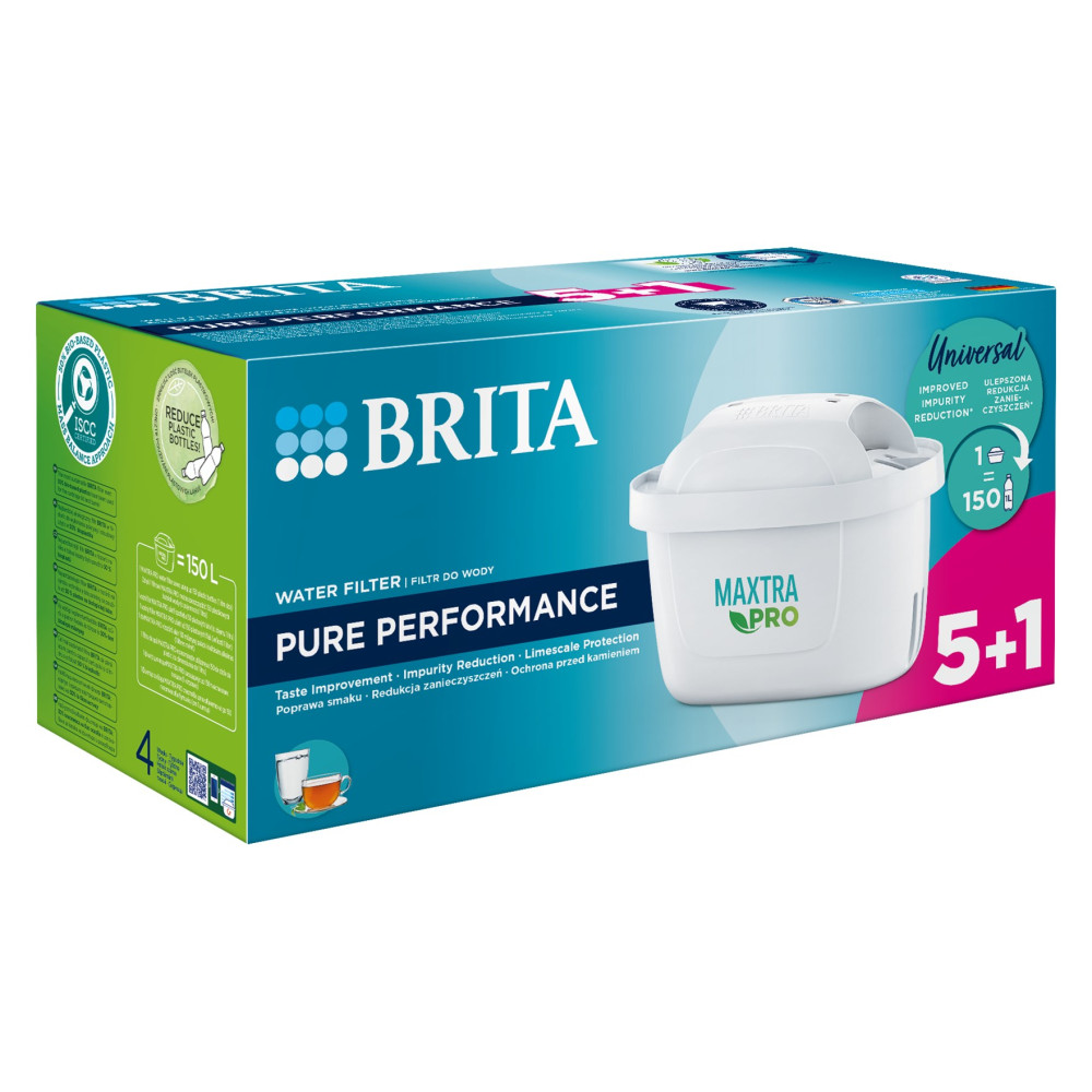 Brita MAXTRA PRO Wasserfilter, 5+1 Packung, Pure Performance.