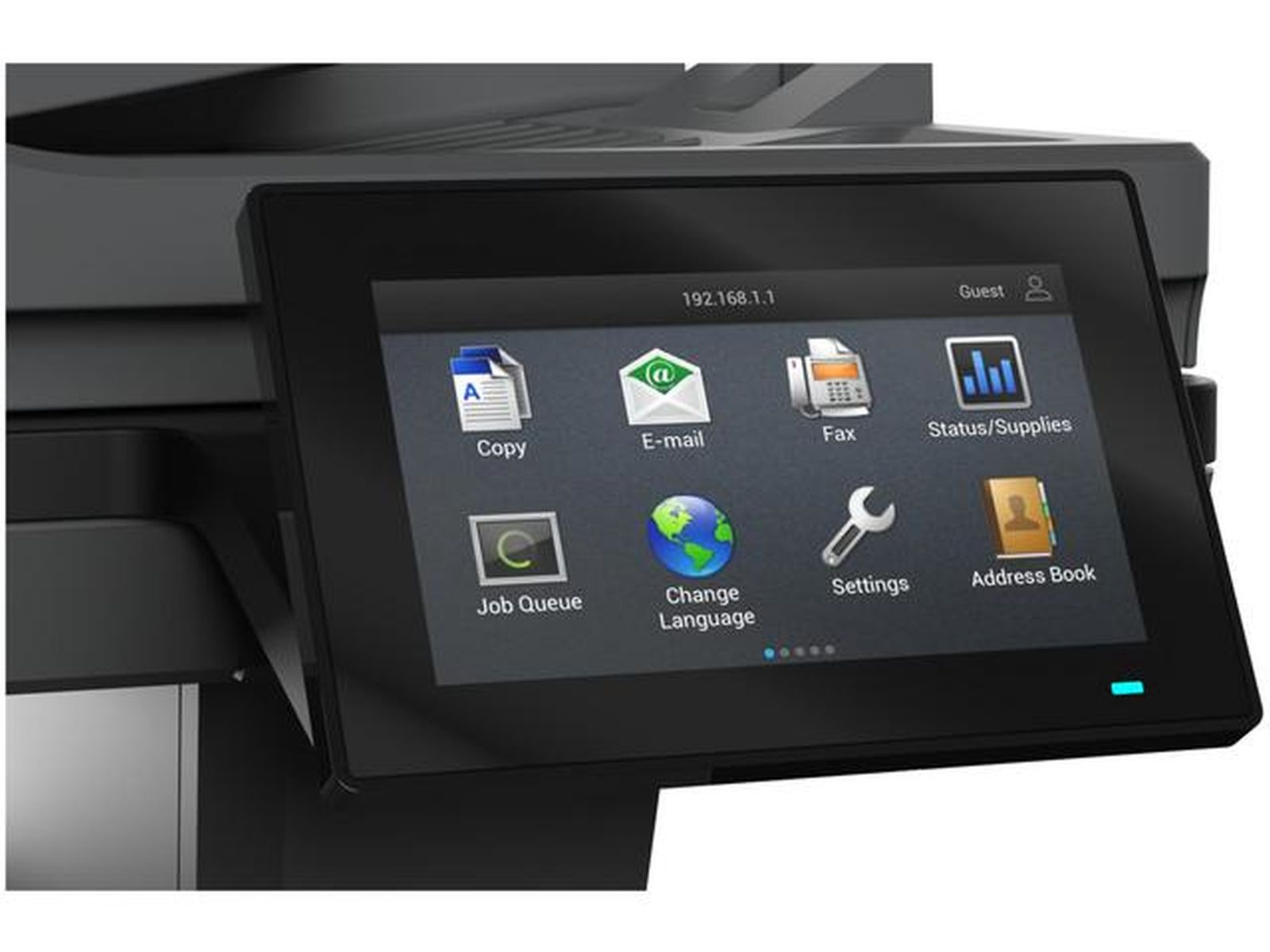 Drukarka wielofunkcyjna LEXMARK MX532adwe Czarny