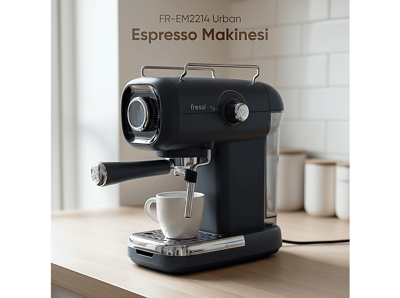 FRESSI FR-EM2214 Urban Espresso Latte Cappuccino Süt Köpürtücülü