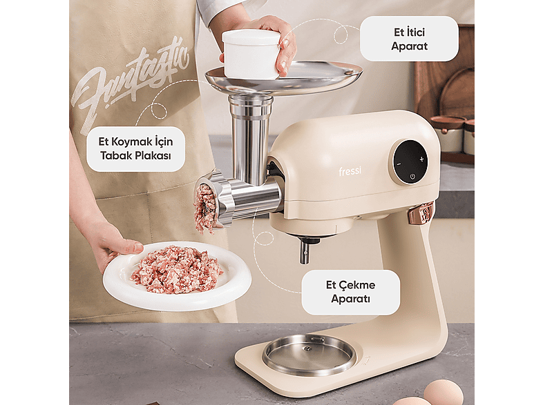 FRESSI FR-SM2503 Allegro Stand Mikser Sucuk Sosis İçli Köfte Fiyat
