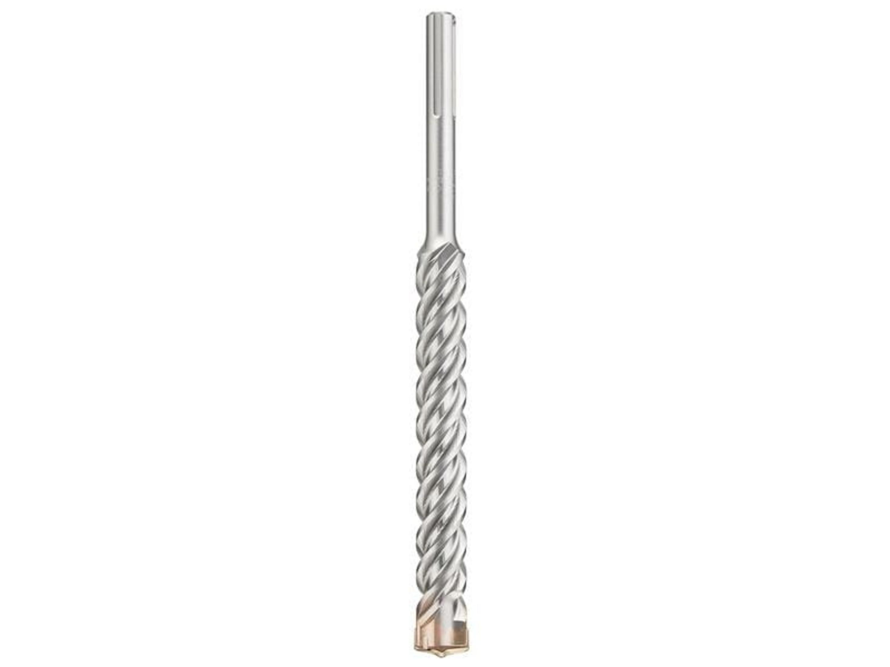 Metallbohrer mit Vierkantaufnahme und spiralförmiger Nut.