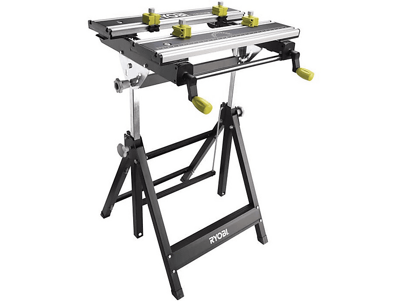 Produktbild von Ryobi RWB03 Klappbare Werkbank – Metall, Höhen- Und Neigbar, Für Flexible Arbeiten In Werkstatt & Co.