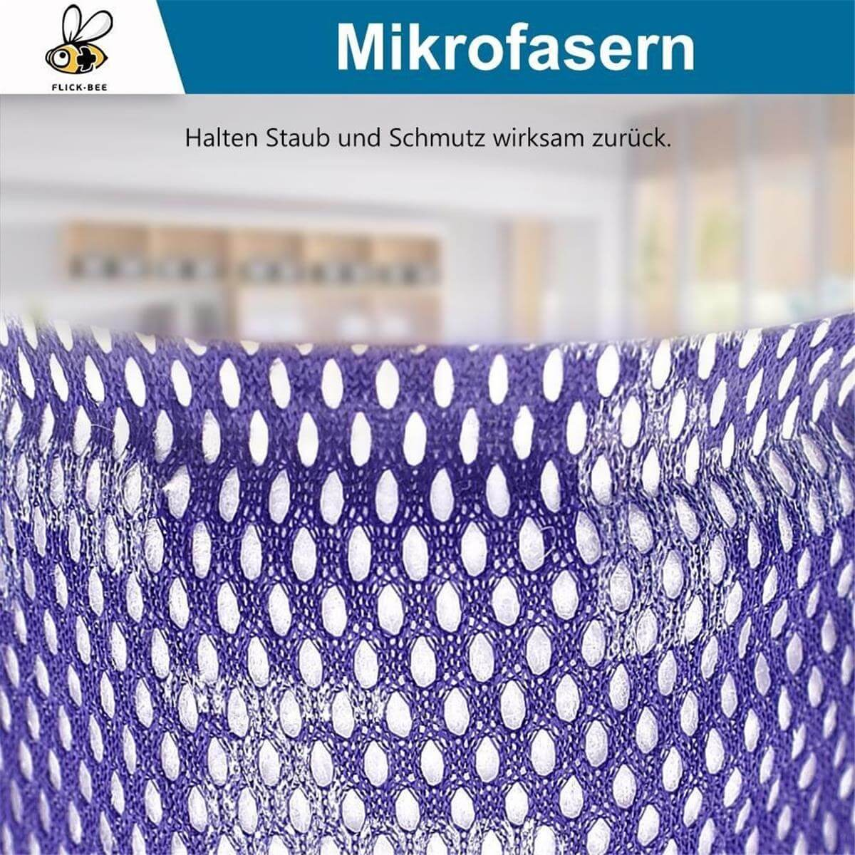 Tissu en maille violette avec des ouvertures ovales, texture microfibre.
