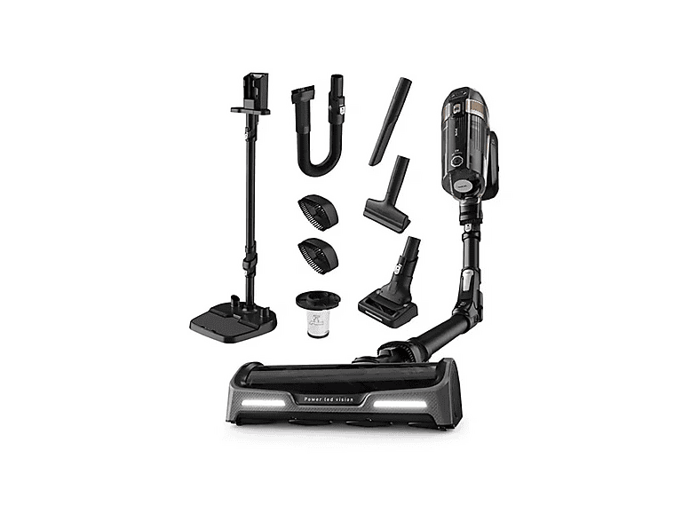 TEFAL 2211401286 X-Force Flex Allergy Aqua Şarjlı Dikey Süpürge Siyah
