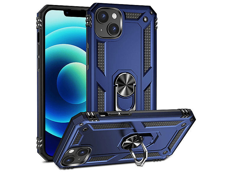 LOPARD iPhone 15 Uyumlu Vega Kapak Arka Kapak Mavi