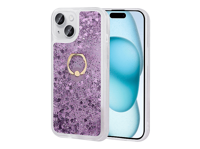 LOPARD iPhone 15 Uyumlu Milce Kapak Arka Kapak Mor