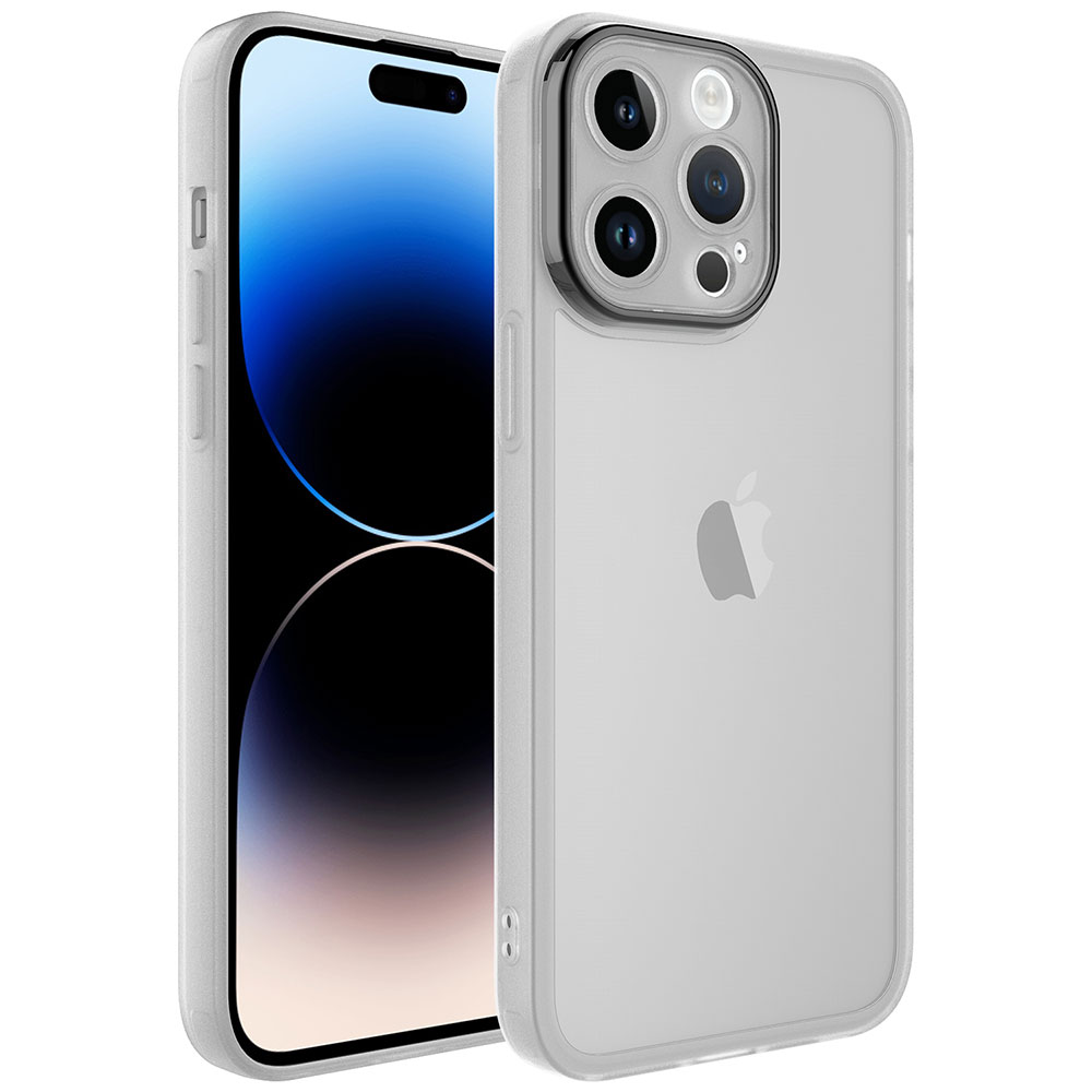 İçinde iPhone bulunan şeffaf bir iPhone kılıfı.