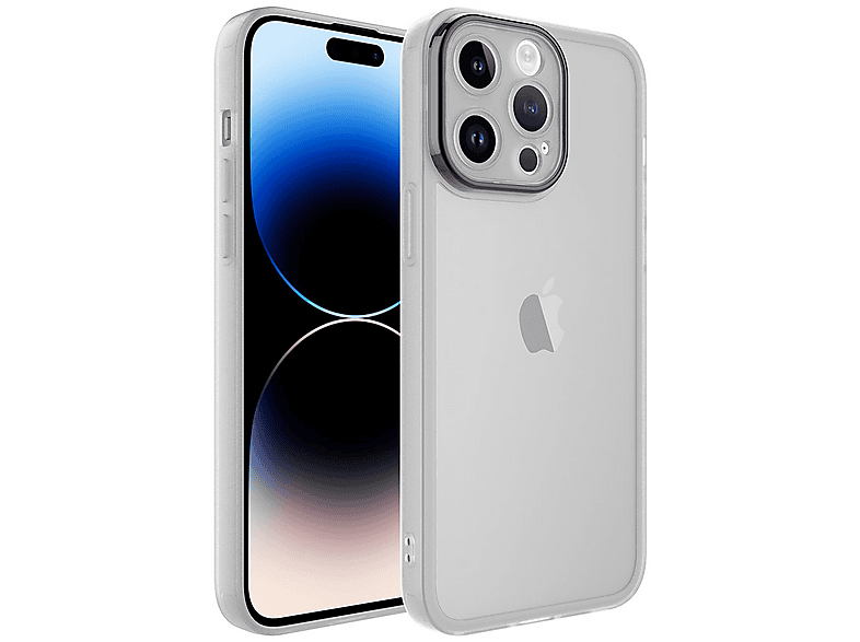 LOPARD iPhone 14 Pro Max Uyumlu Kamera Korumalı Transparan Post Kapak Telefon Kılıfı Şeffaf