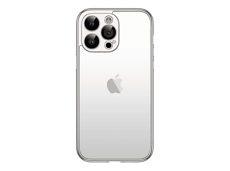 LOPARD iPhone 15 Pro Max Uyumlu Kamera Korumalı Bontez Bumper Telefon Kılıfı Titanyum