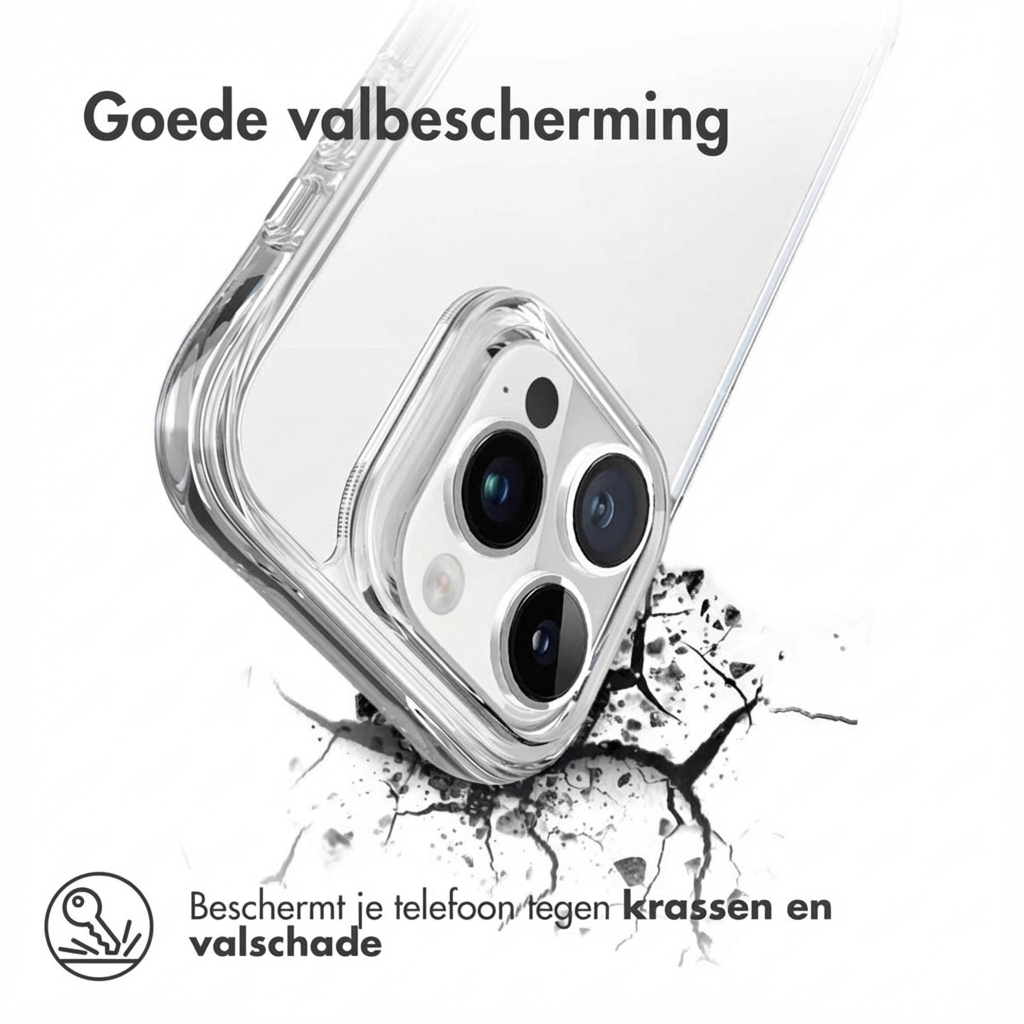 Coque de téléphone transparente protège des chutes et rayures.