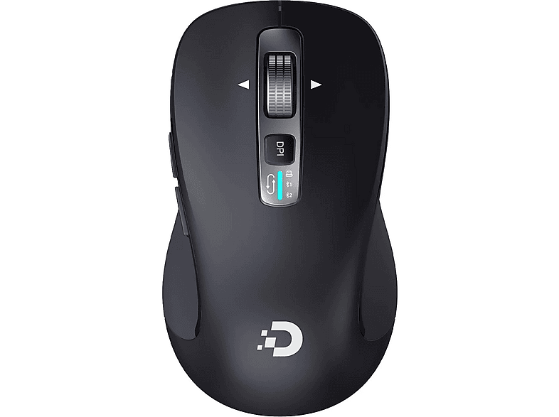 DAXI MX700 Elite Pro Bluetooth 3200 DPI FlyingWheel Kaydırma Tekerleği Kablosuz Mouse Siyah
