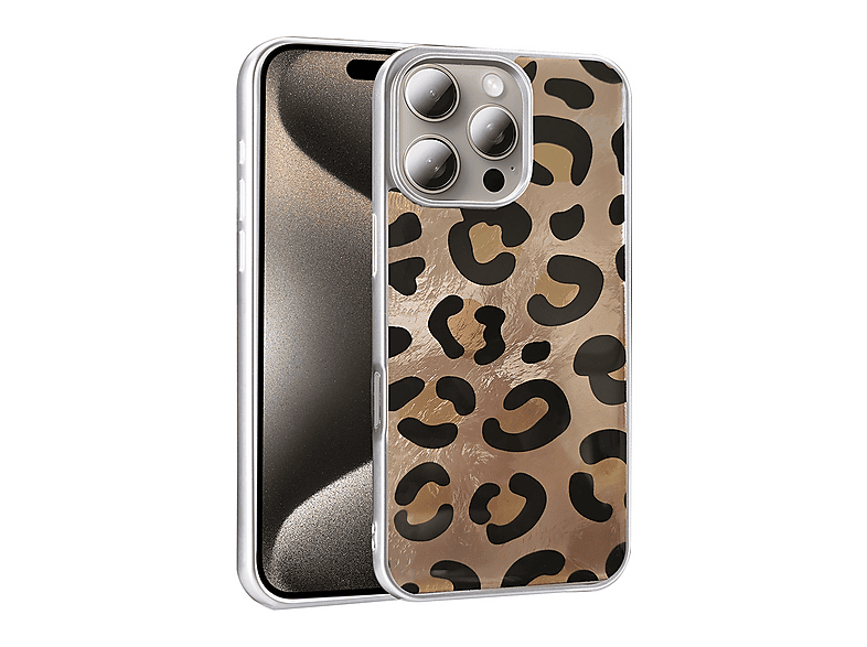 LOPARD iPhone 16 Pro Uyumlu Desenli Mep Kapak Telefon Kılıfı Çok Renkli