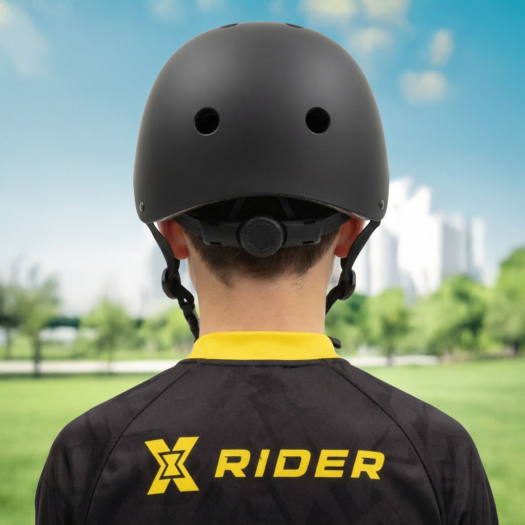 Kask rowerowy XRIDER Uniwersalny XRBH005M  Rozmiar M Bezpieczny Regulowany Czarny