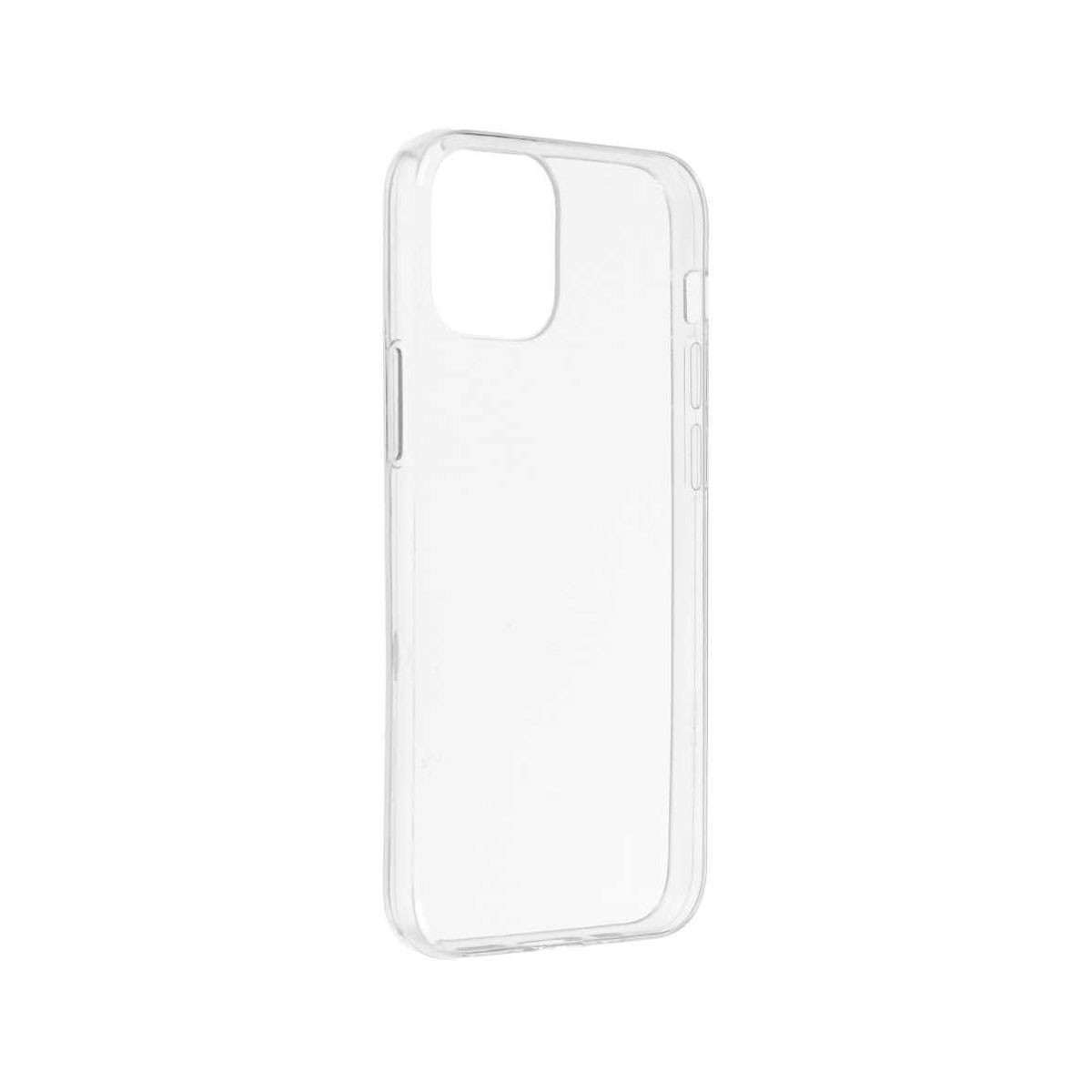 Una cover trasparente per telefono con ritaglio per fotocamera.