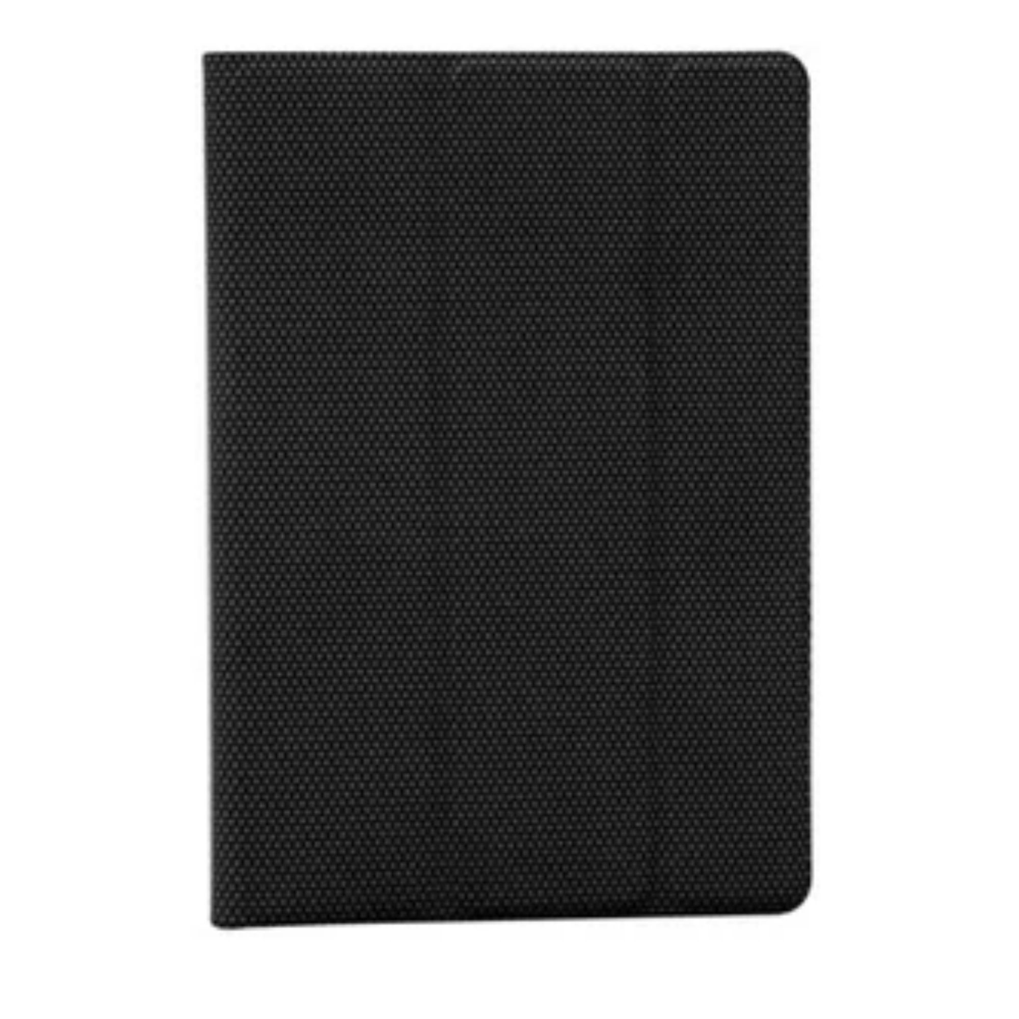 Doku yüzeyli siyah tablet standı.