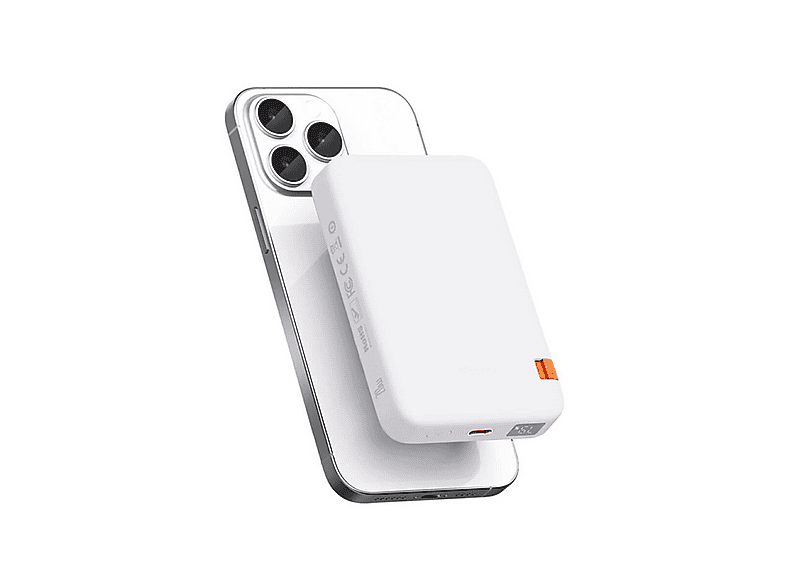 MCDODO MC-5100 15 W Standlı Manyetik Kablosuz 10000 mAh Powerbank Beyaz